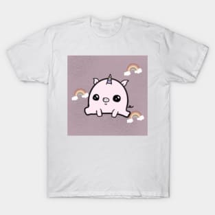 Cute pigacorn and rainbows T-Shirt